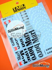 Decals and markings / Formula 1 / 1/12 scale: New products by Tabu